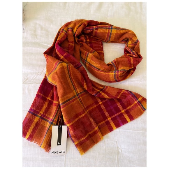 Nine West Accessories - [nine west] plaid scarf